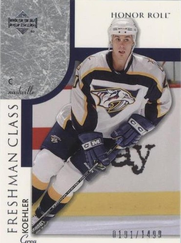 2002-03 Upper Deck Honor Roll - Greg Koehler #118