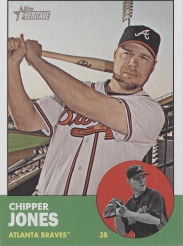 2012 Topps Heritage - Chipper Jones #347