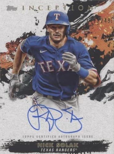 2021 Topps Inception - Nick Solak #RESA-NS