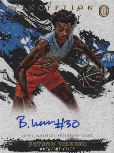2021-22 Topps Inception OTE Overtime Elite - Bryson Warren #IA-BW3