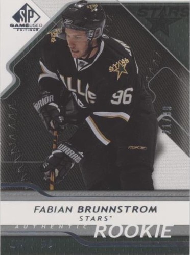 2008-09 SP Game Used Edition - Fabian Brunnstrom #193