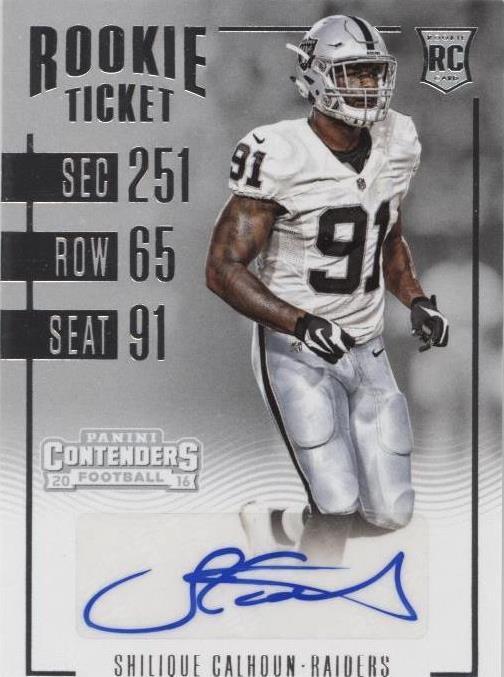 2016 Panini Contenders Shilique Calhoun #208