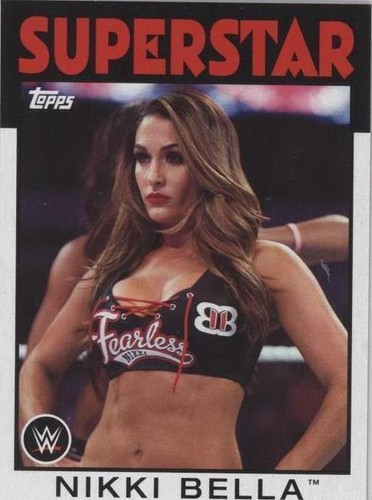 Nikki Bella 2017 Topps WWE Authentic Kiss Card Auto