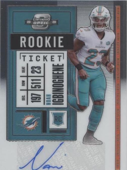 2020 Panini Contenders Optic Noah Igbinoghene #145