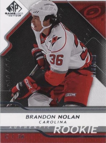 2008-09 SP Game Used Edition - Brandon Nolan #108