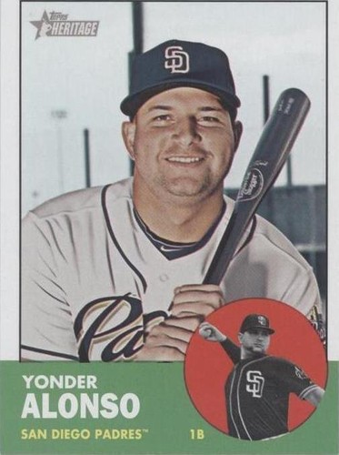 2012 Topps Heritage - Yonder Alonso #37