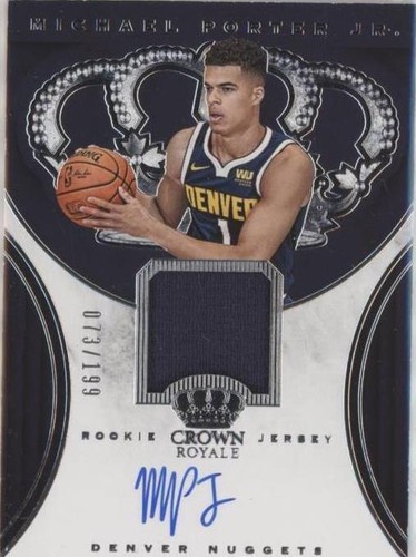 2018-19 Panini Crown Royale - Michael Porter Jr. #RJA-MPJ