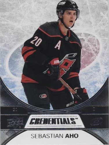 2021-22 Upper Deck Credentials - Sebastian Aho #38