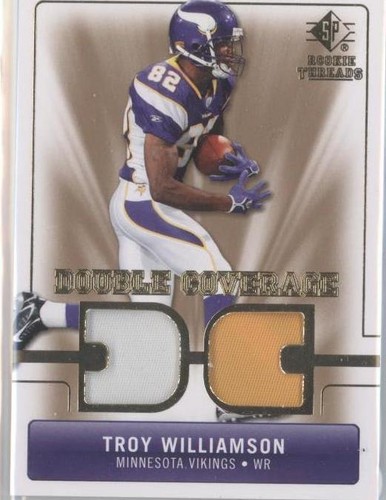2007 SP Rookie Threads Troy Williamson #DC-TW