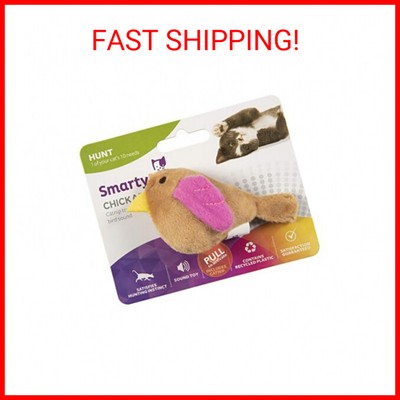 SmartyKat Chickadee Chirp Electronic Sound Cat Toy, Contains Catnip,