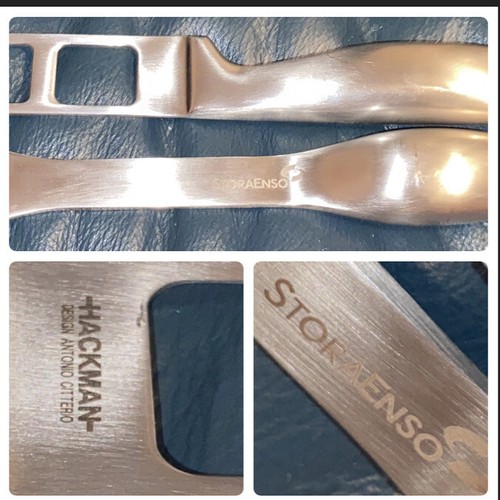 Set Of Two—Hackman Design Antonio Citterio Cheese Knife IITTALA  Storaenso folk