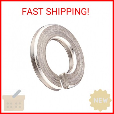 Hillman Group 830666 Stainless Steel 1/4-Inch Split Lock Washer, 100-Pack, No Si