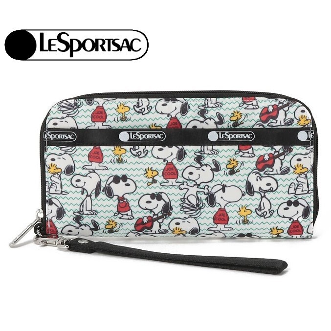 LeSportsac x PEANUTS Snoopy & Woodstock TECH WALLET WRISTLET