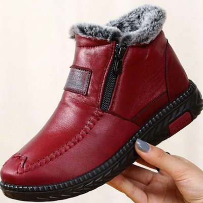 Women s Soft Leather Winter Warm Shoes HOT SALE 40 OFF For a Limited Time