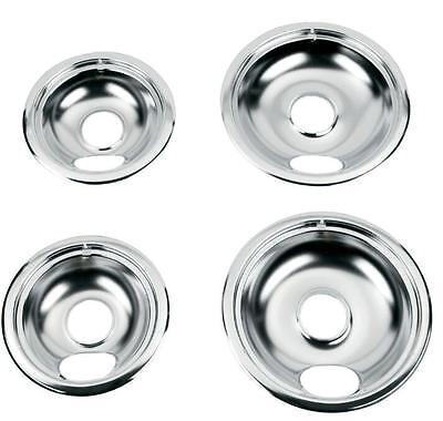Drip Pans Reflector Bowl 4pc Set 6 and 8 Frigidaire Whirlpoo