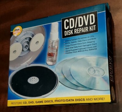 CD/DVD Disk Repair Kit by Ideas In Motion NEW In Package 2009