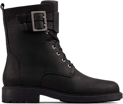 

Женские кожаные ботинки Clarks Orinoco 2 со шнуровкой, черные, 8,5 B(M) США, Черный