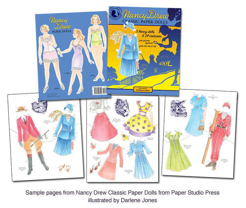 SPECIAL OFFER!  2 Books: CLASSIC NANCY DREW and NANCY DREW & FRIENDS Paper Dolls