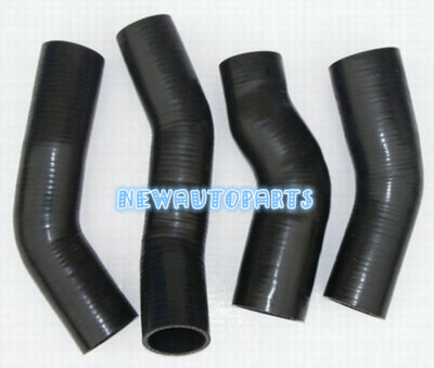 Black For Nissan 300ZX/Fairlady Z32 Twin Turbo Intercooler Silicone Hose 1990-96