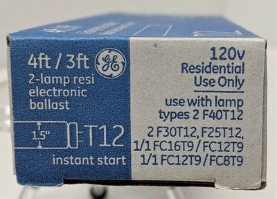 Advance Ambistar Relb 2s40 N T12 Fluorescent Ballast 120 Volt