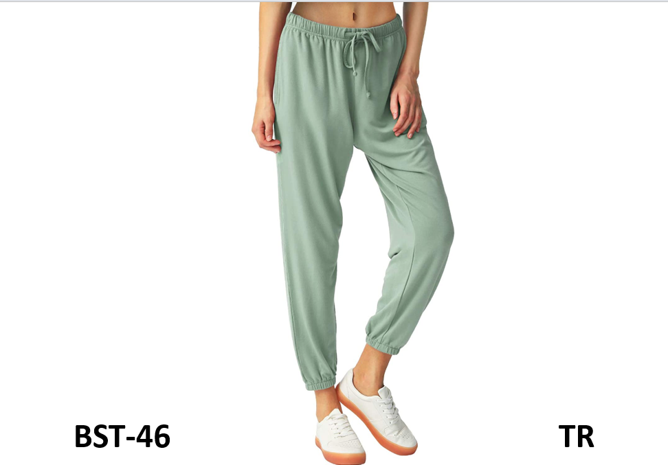 SPECIALMAGIC Lounge Sweatpants Women Pockets Drawstring Jogger Pant Sage Green S