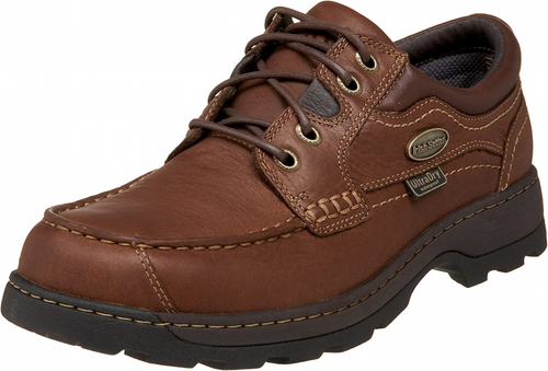 Pre-owned Irish Setter Men's 3874 Soft Paw Waterproof Oxford Casual Shoe In Brown