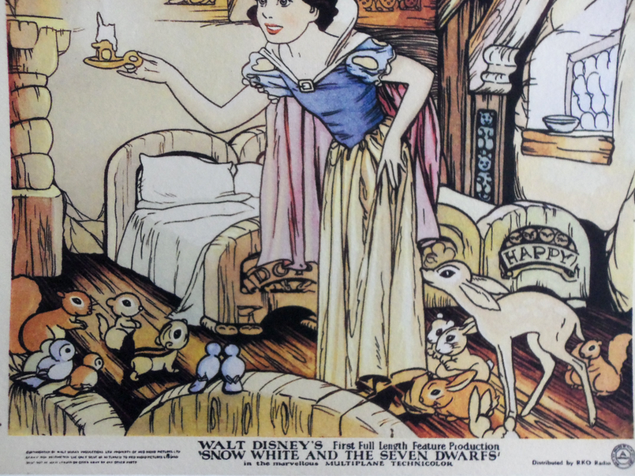 Walt Disney - Snow White - seven dwarfs- 7 Dwarfs -RKO Radio