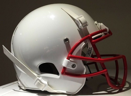 XENITH X2E YOUTH LARGE FOOTBALL HELMET WHITE RED FACE MASK NEW