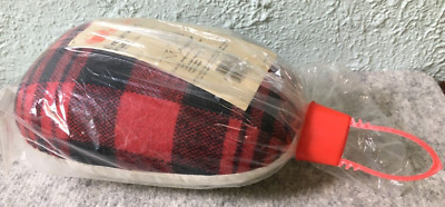 Vintage Dritz Dressmaker's Ham Pressing Aid Cotton Side & Red Plaid Wool Side