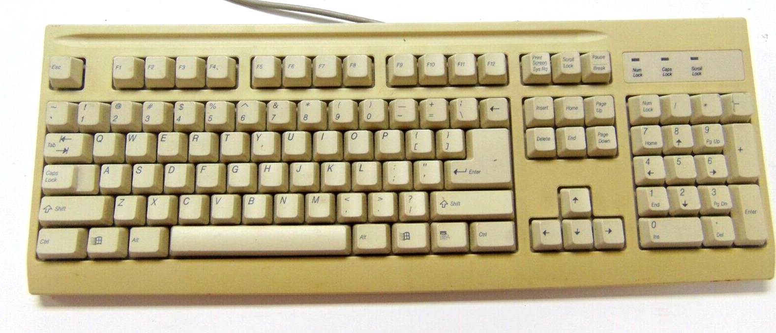 MITSUMI KEYBOARD UNIT MODEL NO. KFKEA4X5 3 FT CORD INPUT 5 V