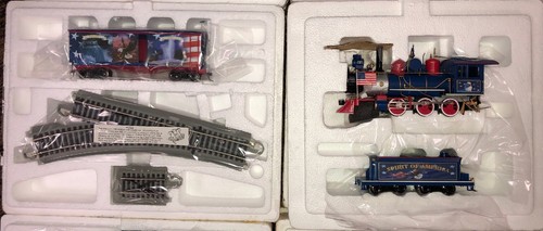 BACHMANN HAWTHORNE VILLAGE SPIRIT OF AMERICA TRAIN SET 11 PC COMPLETE LARGE SET