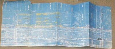 Milwaukee Road Railroad Yard/Industry Map - 1950's?? Galewood