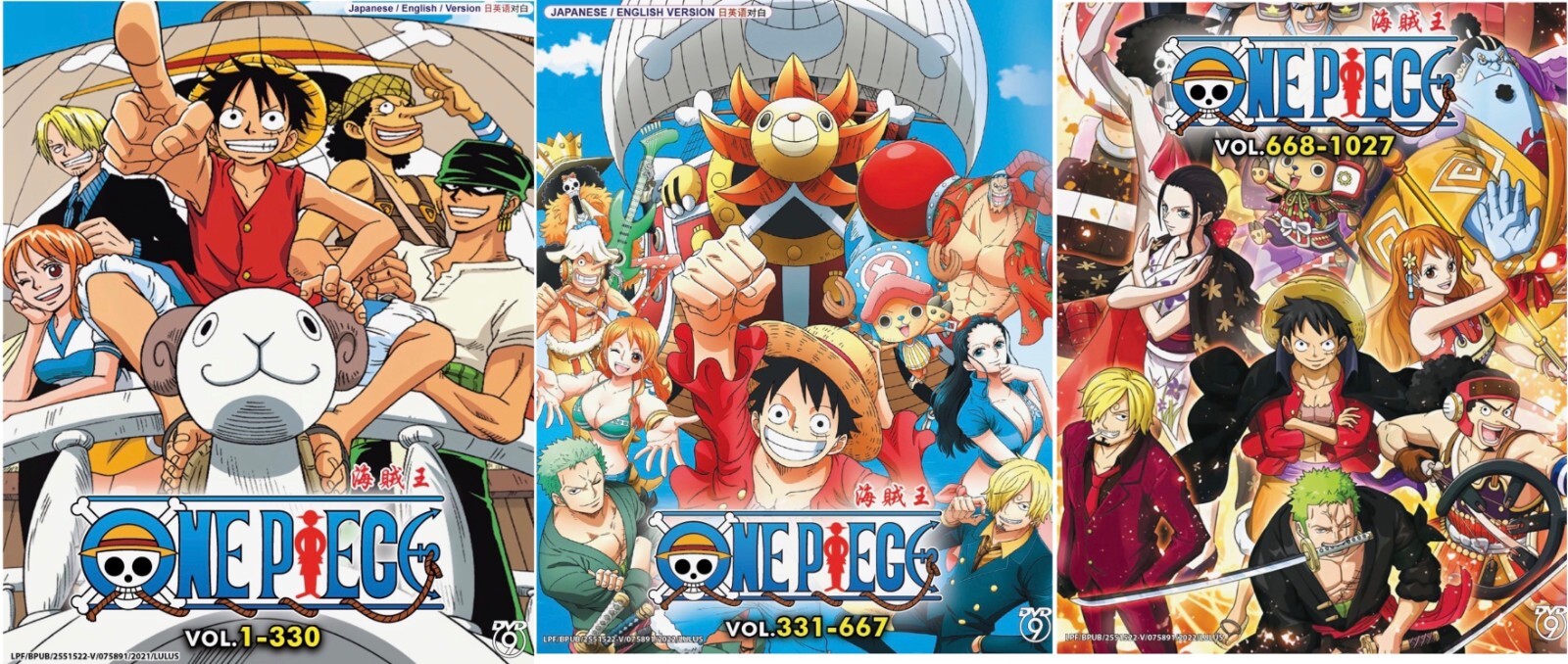 One Piece (Episodes 1 - 1027) ~ All English Dubbed