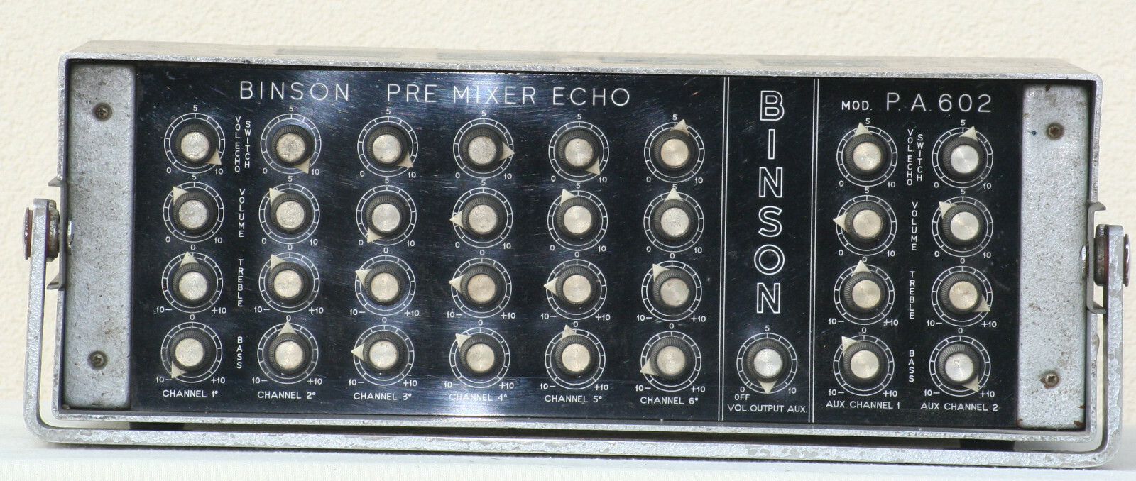 Binson PRE-MIXER ECHO PA 6 MN プリアンプミキサー Binson Pre-Mixer Echo Pa 6 Mn Preamp Mixer | eBay