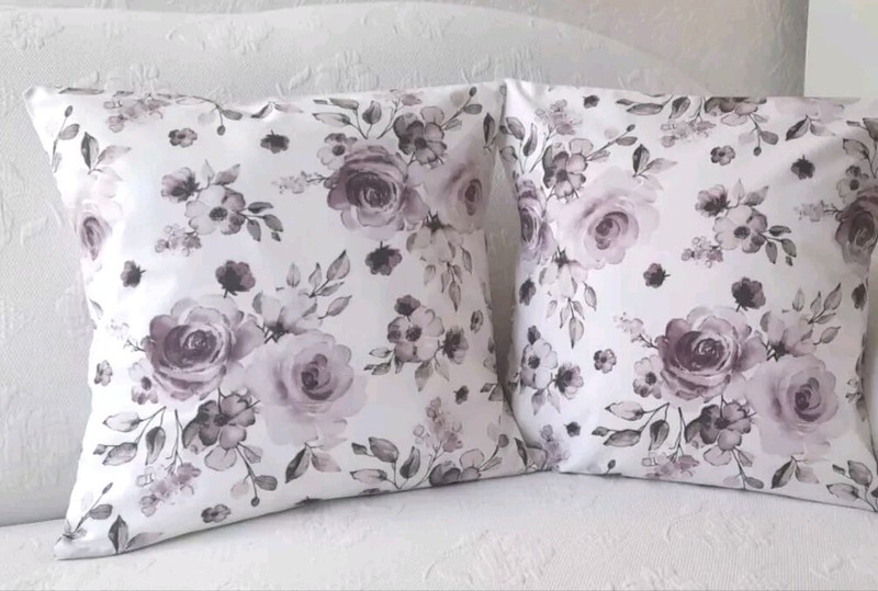 KissenhÃ¼Lle 2er Set ~Neu~ Rosen~Landhaus Stil~ 40x40 Handmade ~