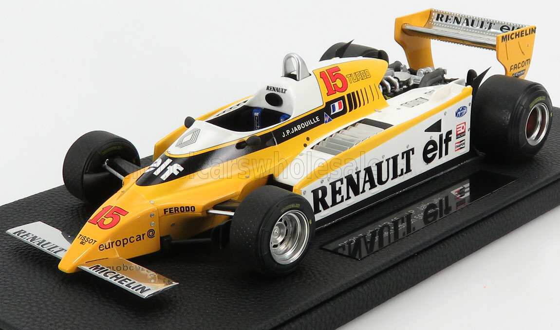 F1 exoto 1/18 ルノーRE-20 TURBO ジャブイーユ Exoto 1/18 Renault RE20 Turbo F1 1980 French GP #16 GPC97091