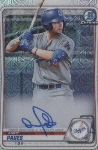 2020 Bowman Chrome - Andy Pages #BCMA-AP