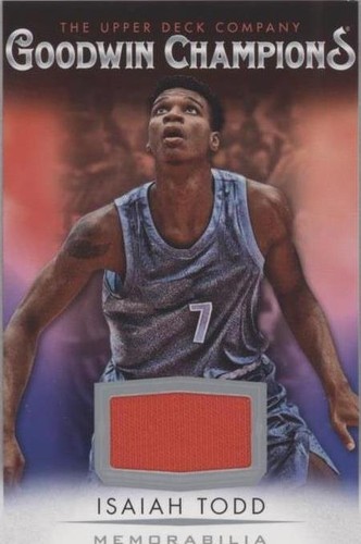 2021 Upper Deck Goodwin Champions - Isaiah Todd #M-IT