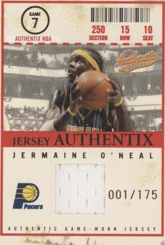 2004-05 Fleer Authentix - Jermaine O'Neal #JA-JO