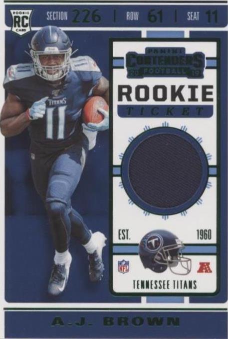 2019 Panini Contenders A.J. Brown #RTSV-11