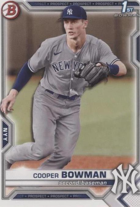 2021 Bowman Draft - Cooper Bowman #BD-87