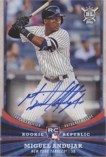 2018 Topps Big League - Miguel Andujar #RR-MA