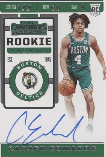 2019-20 Panini Contenders - Carsen Edwards #126