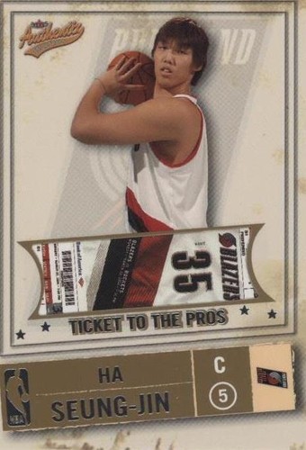2004-05 Fleer Authentix - Ha Seung-Jin #104