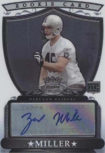 2007 Bowman Sterling Zach Miller #BSRA-ZM
