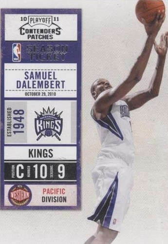 2010-11 Playoff Contenders Patches - Samuel Dalembert #14