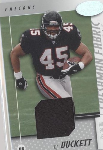 2002 Leaf Certified T.J. Duckett #109