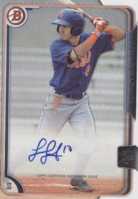 2015 Bowman - Luis Guillorme #PA-LG