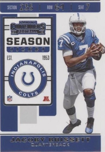 2019 Panini Contenders Jacoby Brissett #30
