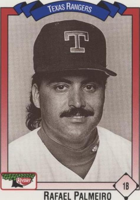 メジャーリーグ　カード　Rafael Palmeiro 1990 Donruss/Leaf MVP Baseball Card - Rafael Palmeiro #394